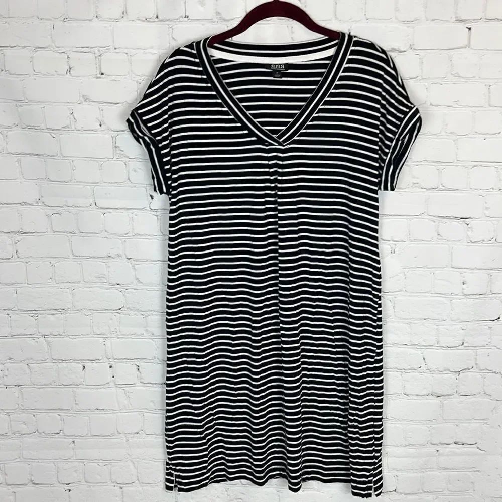 A.N.A. Striped Dress